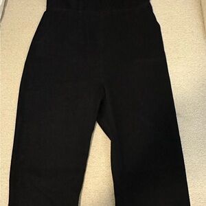 ASOS Tall Black denim jumpsuit